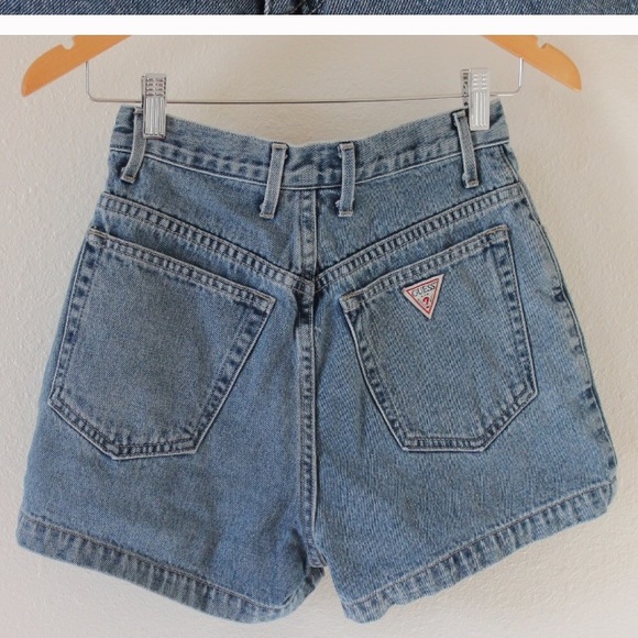 Vintage Pants - Vintage ❤️ high-waisted Guess shorts